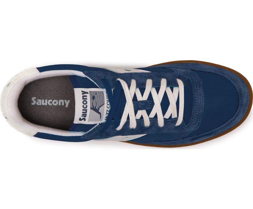 Saucony Jazz Court Women's Originals Blue / White | Canada 050BEXC